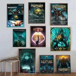 Fanart Game Bioshock Rapture Poster Good Quality Prints and Posters HD Quality Poster Wall Art Painting Study Home Decor