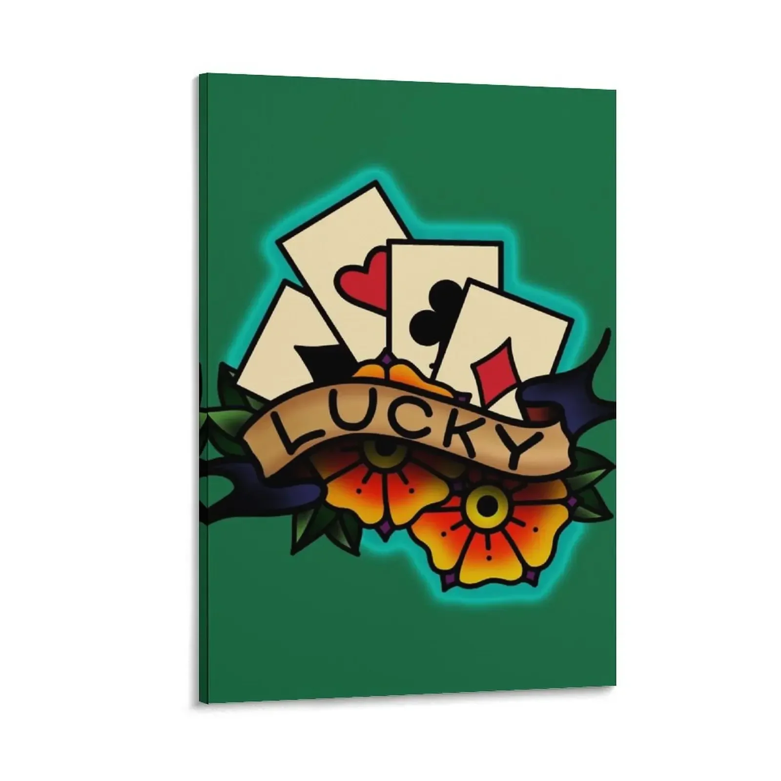 

Lucky design. Canvas Painting Posters on the wall anime decoration aesthetic Wall decoration frame