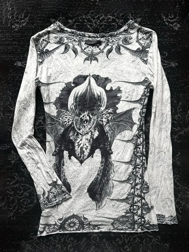 IfSixWasNine Pioneer Visual Department Medium Ancient Rare Snake Fruit Long Sleeve T-Shirt