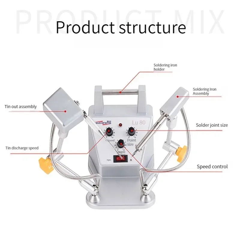 Internal hot pedal semi-automatic universal soldering machine Spot welder soldering tin