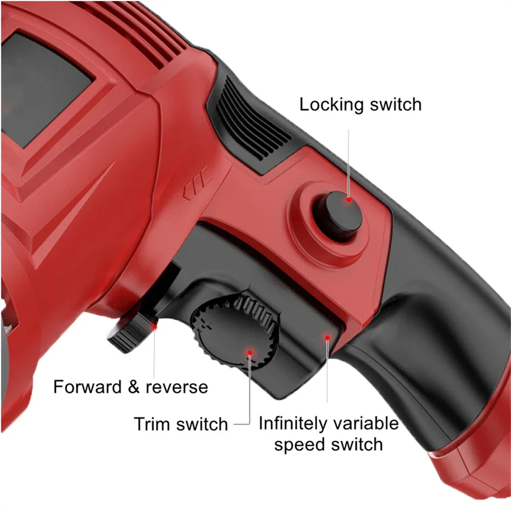 2023 Electric Drill Cheap Adjustable Speed Power Electrical Drills Tools