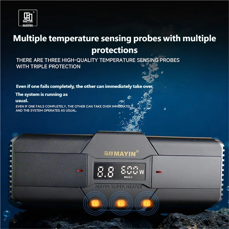 Mayin Automatic thermostatic aquarium heater, variable frequency aquarium heater, power off when out of water, arowana heater.