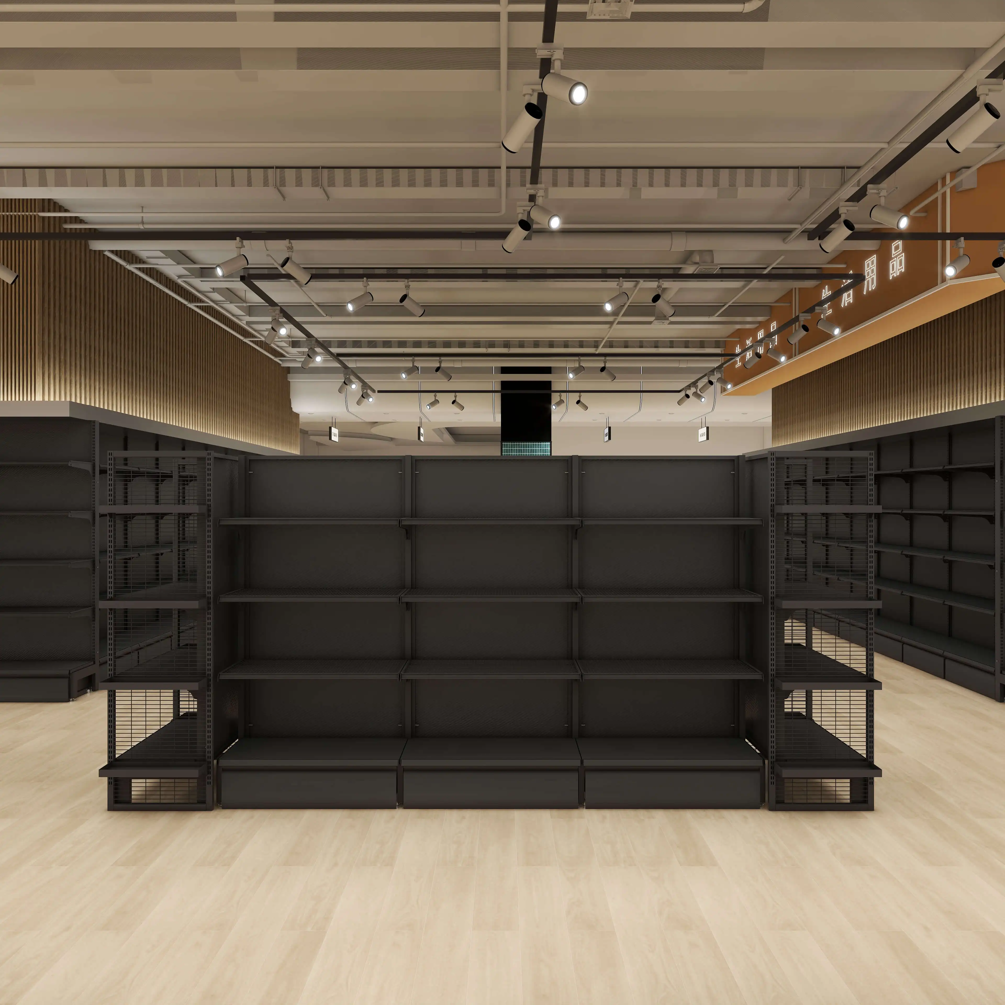 Shelf Heavy Duty Supermarket Shelves for Heavy Items Modular Supermarket Shelving for Flexible Layouts Custom Size