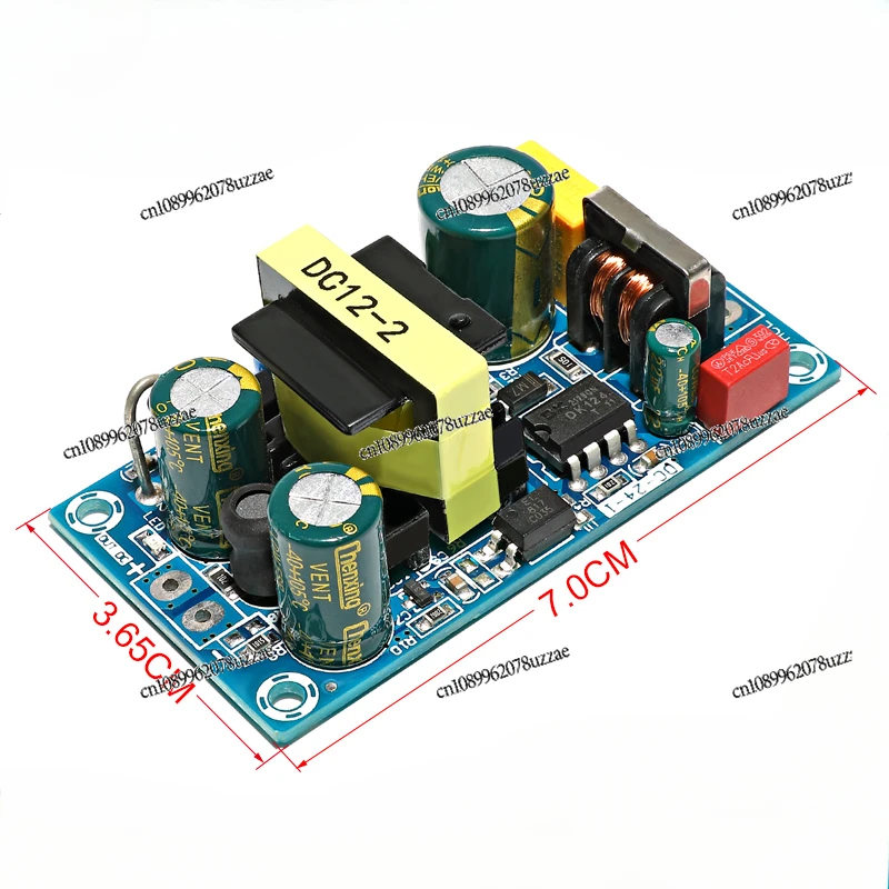 AC220V para DC 12V Fonte de alimentação comutada Módulo Step-down Placa embutida 8A