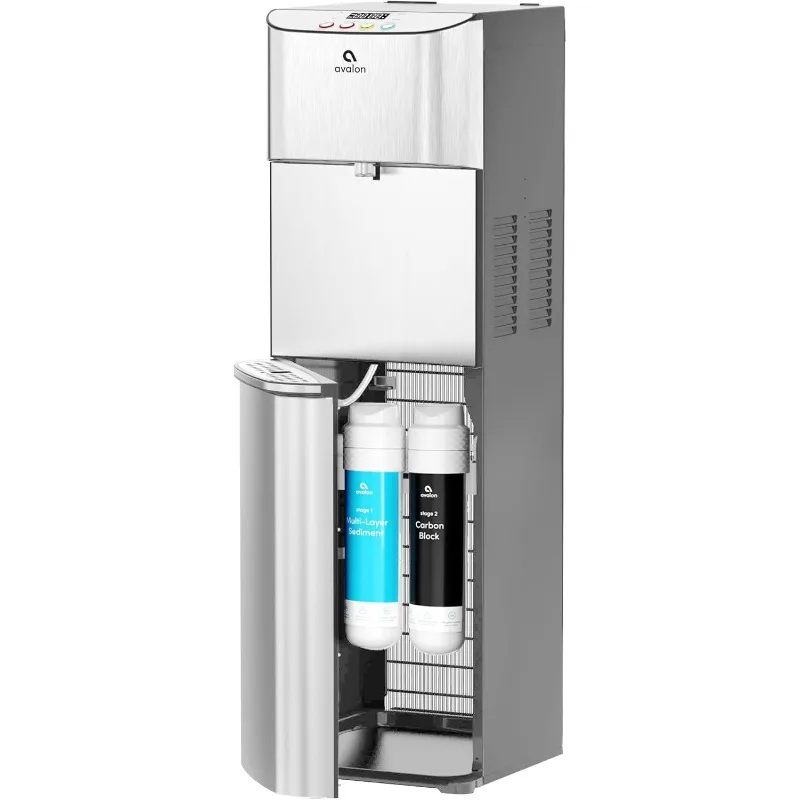 

Electric Bottleless Water Cooler Water Dispenser - Digital Clock with Temperature Control, Self Cleaning