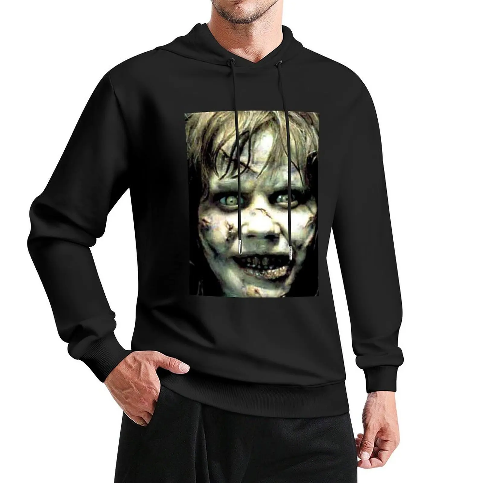 

The Exorcist Horror Movie Pullover Hoodie korean style clothes anime clothes men's clothes men's autumn mens hoodies