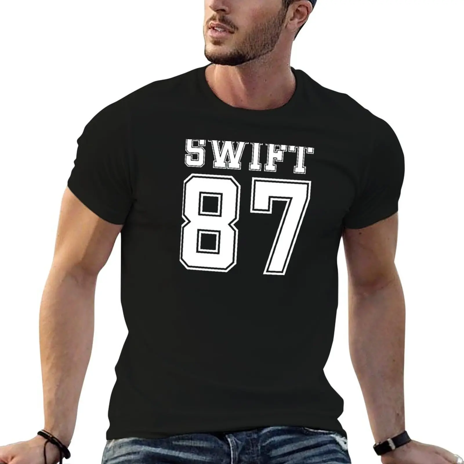 Swift Shirt Jersey 87 T-Shirt Sports Basic Short Sleeve T-Shirt