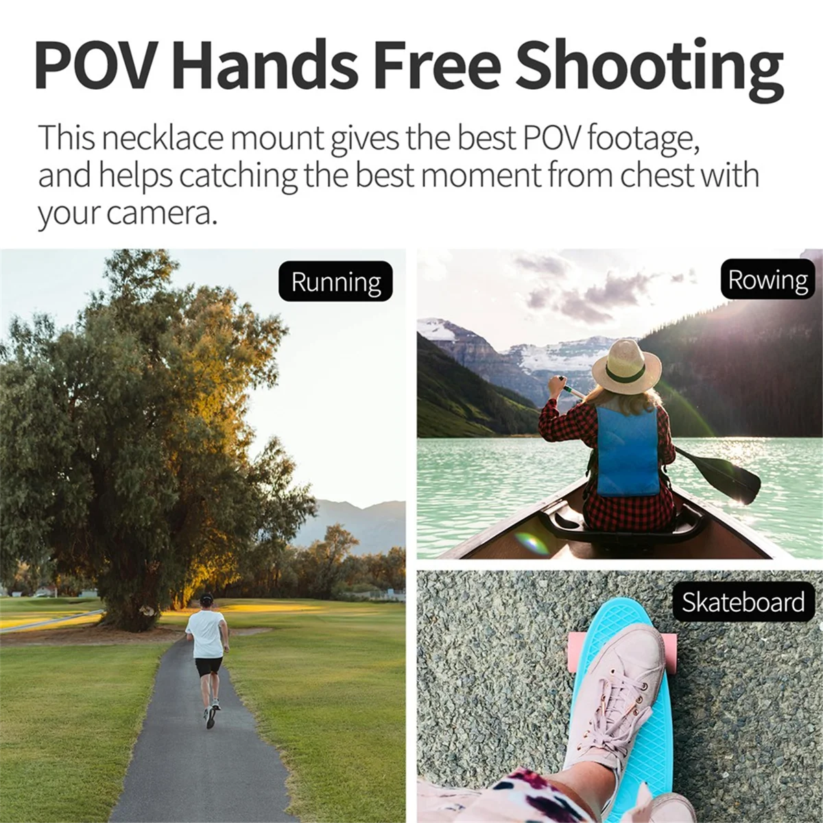 Magnetic Neck Bracket for GO 3 Chest Magnetic Neck Bracket First Person GO 3 Bracket