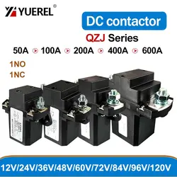 DC Contactor QZJ 50A 100A 200A 400A  600A 1NO 1NC 6V 12V 24V 36V 48V 60V 72V 84V 96V 120V Forklift Power Supply