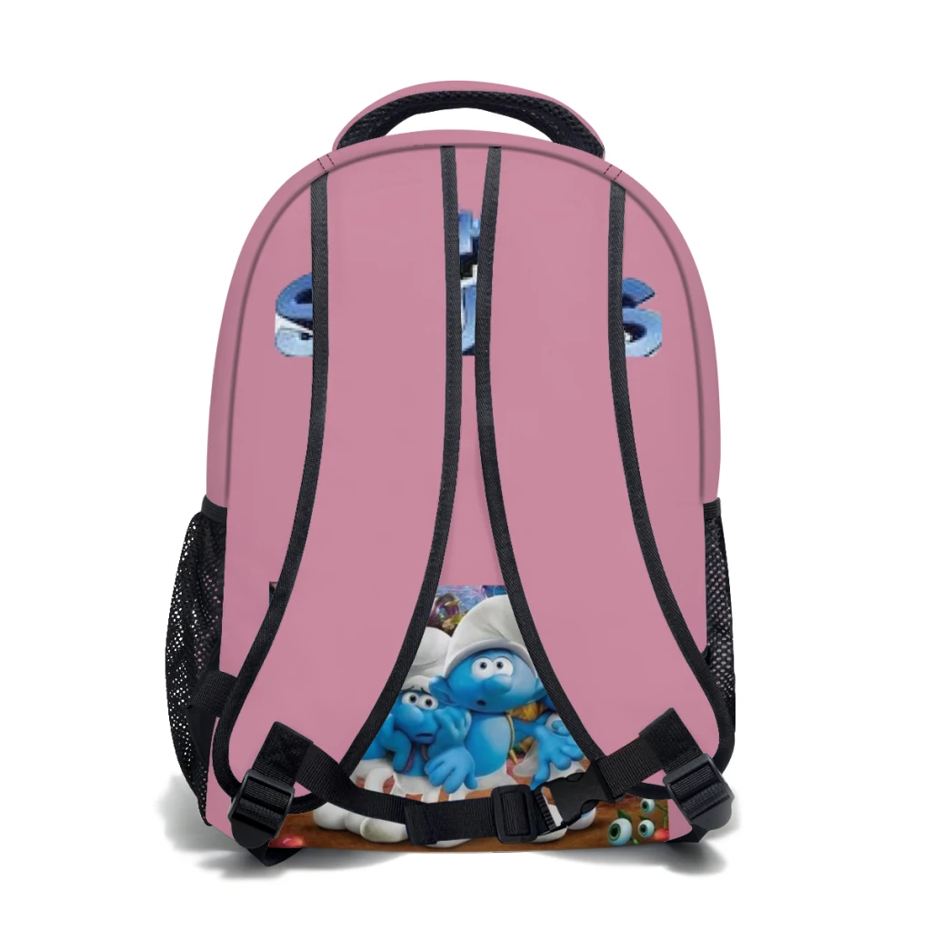 S-Smurfss Schoolbag For kids Large Capacity Student Backpack Cartoon High School Student Backpack 17inch