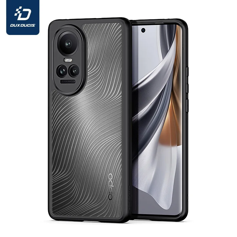 DUX DUCIS For Oppo Reno10 Pro Outdoor Military Airbag Anti-fall Case For Oppo Reno 10 Pro Acrylic PC+TPU Shockproof Armor Cover