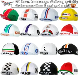 Retro cycling Cap Menand Women Team bike hat Multiple style options Headdress Breathable MTB cycling biking cap sports Pro brand