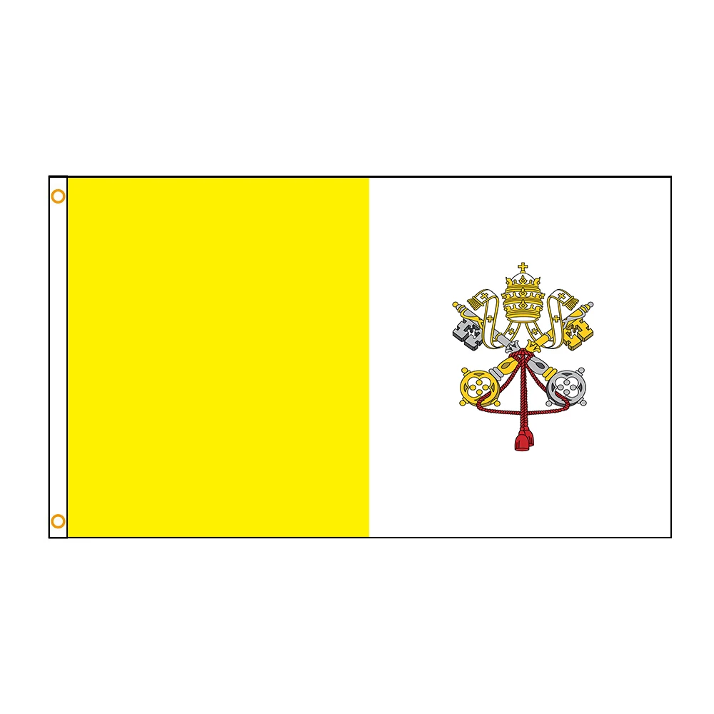 3X5Fts 90X150cm Vatican Flag For Decoration