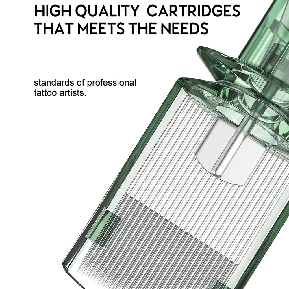 10PCS/BOX Big Magnum Tattoo Needle Cartridges 29 35 39 45 49 M1/RM #12 (0.35 MM) #10 (0.30) for Rotary Pen Machine Grips