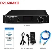 2021 FX-Audio D2160MKII TAS5548+TAS5614 Bluetooth 5.0 Full Digital Power Headphone Amplifier 150W*2 24Bit/192KHz Remote Control