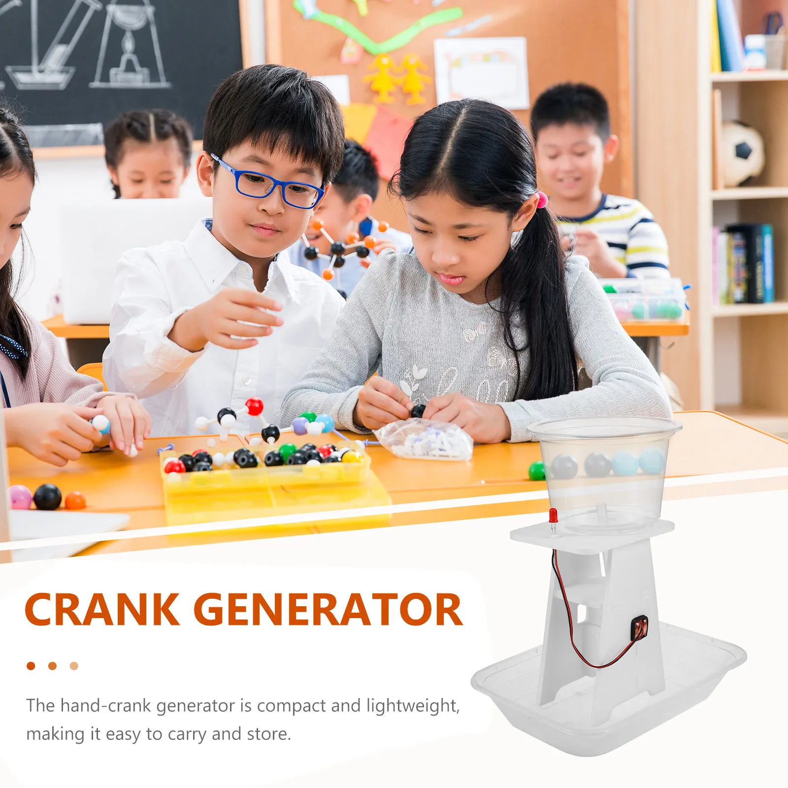 1 Set Water Power Generator Kit: Diy Stem Hydro Electricity Experiment For Kids Classroom Home Learning Hydropower Kit, Science