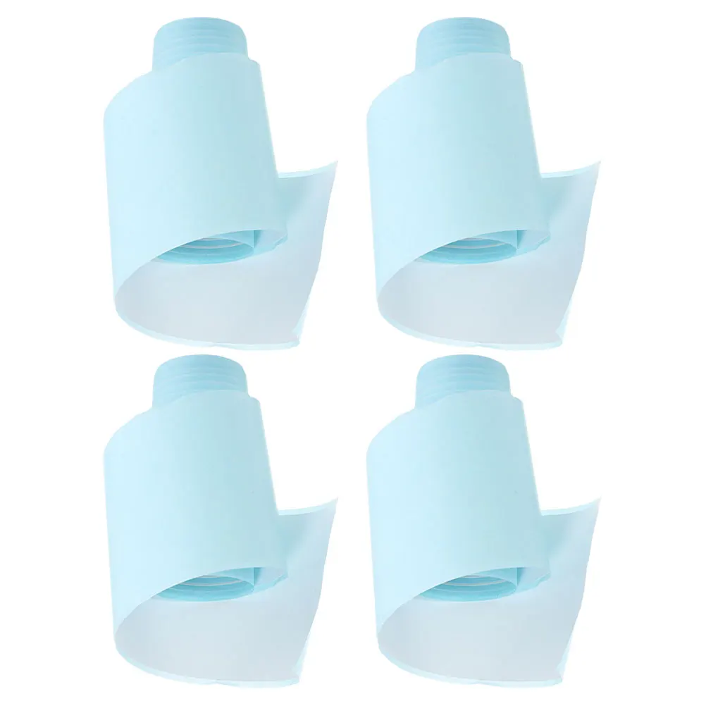 

4 Rolls Blank Mini Self Adhesive Waterproof Oil Proof Clear Printing Sticker Paper For Business Daily Use Labels Roll Labels For