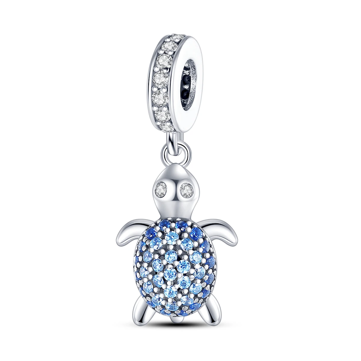 925er Sterlingsilber-Anhänger Sommer-Schildkröte Walhai Seepferdchen Delfin Seestern Anhängerperle passend für Armband DIY für Damen Schmuck