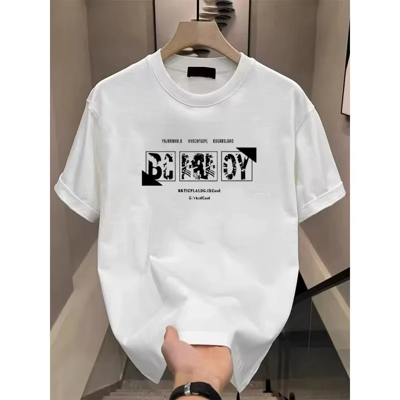 100% Cotton T-shirt Breathable Daily Sports Unisex Short Sleeve Tee UPS/FEDEX Air, 3-5Day Delivery
