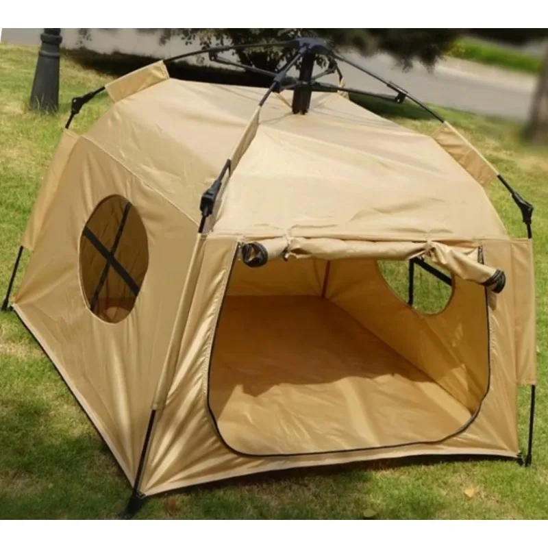 Original Pet Cot Tent, Portable Dog House, Dog Shade & Weather Shelter, Elevated Cot Dog Bed