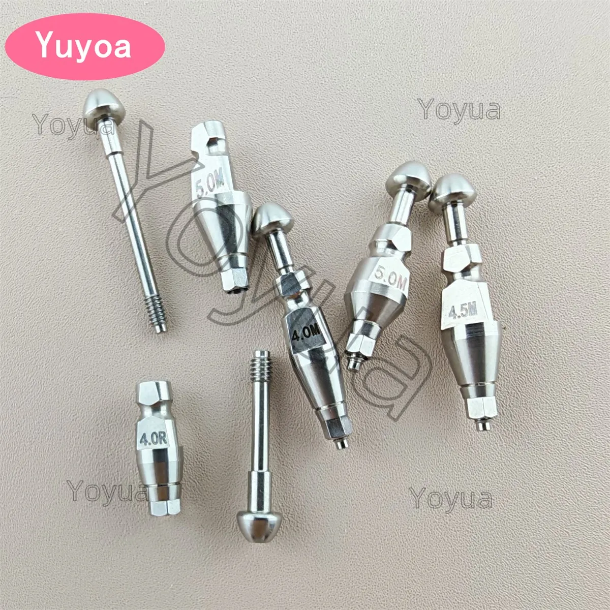 20pcs Osstem Closed Transfer Rod Dental Fixture Transfer Impression Coping Closed Rod Abutment Implant Analog