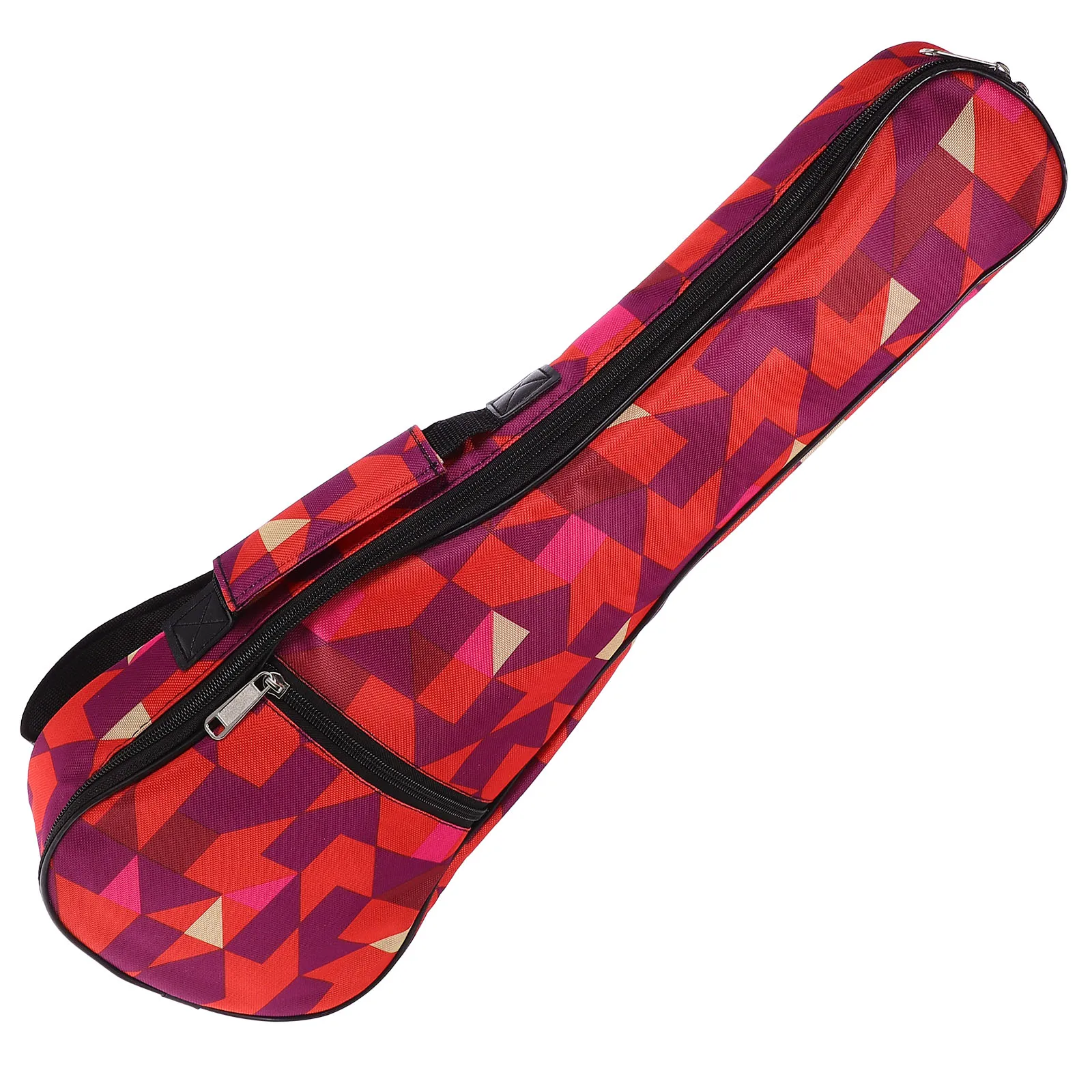 

Ukulele Bag Waterproof Hard Box Case Carrying Red Thick Padding Concert Size Toddler