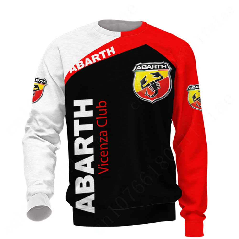 Abarth T Shirt untuk pria wanita uniseks pakaian Harajuku Sweatshirt Anime t-shirt atasan kasual cepat kering O leher lengan panjang