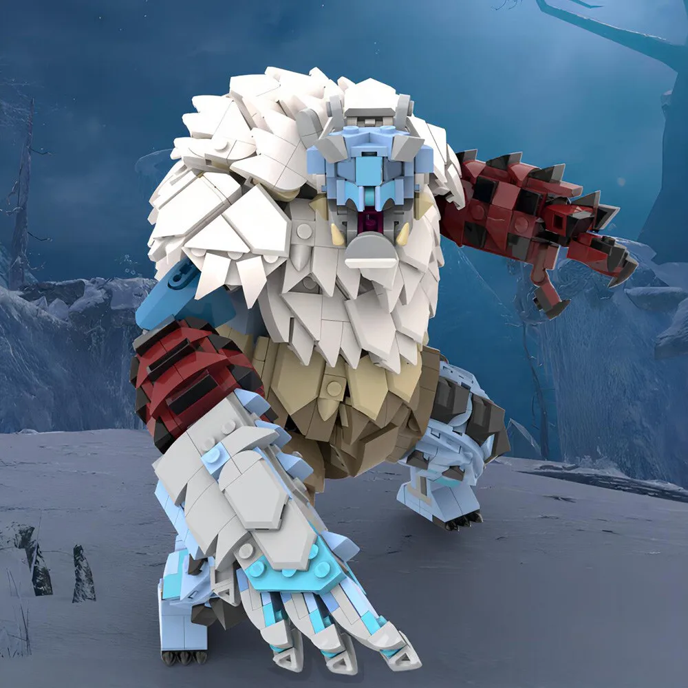 

C9381 Bear-like Fanged Beast Monster Building Blocks Toy 1143 Parts
