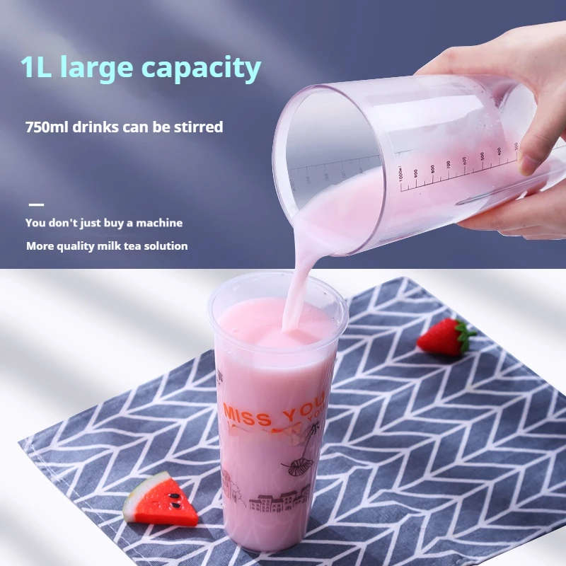 Dual Mode Milkshake Machine - Commercial 1000ML Automatic Mixer for Milk Tea Shops