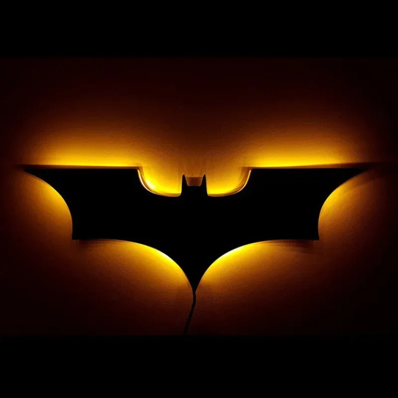 3D Creative bat Atmosphere Home Decoration Remote Control Multi Color Batmanes Night Light LED Decorative Background Wall Lamp 