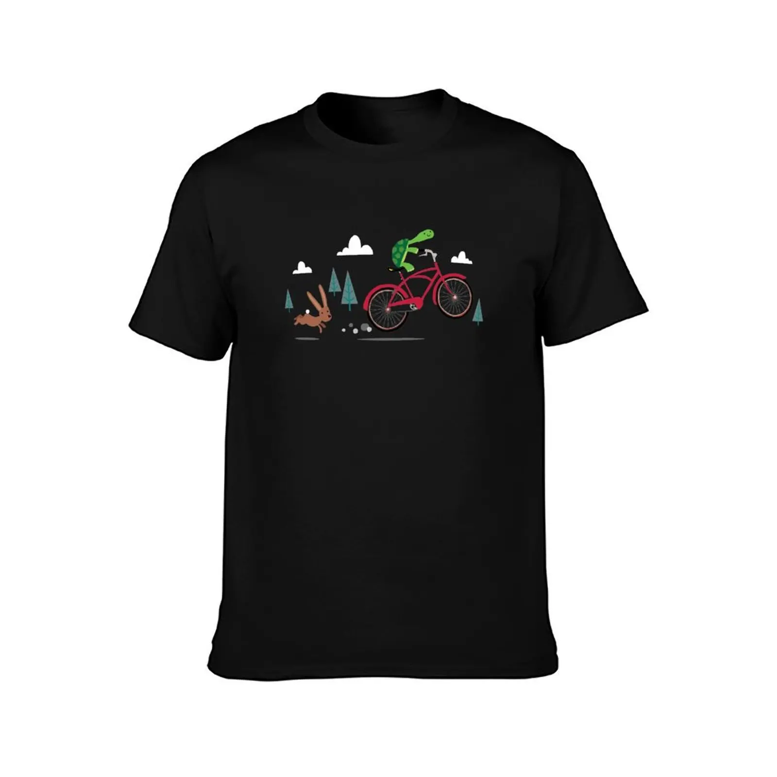 Tortoise: 1 Hare: 0 T-Shirt Casual Loose Fit Short Sleeve T-Shirt