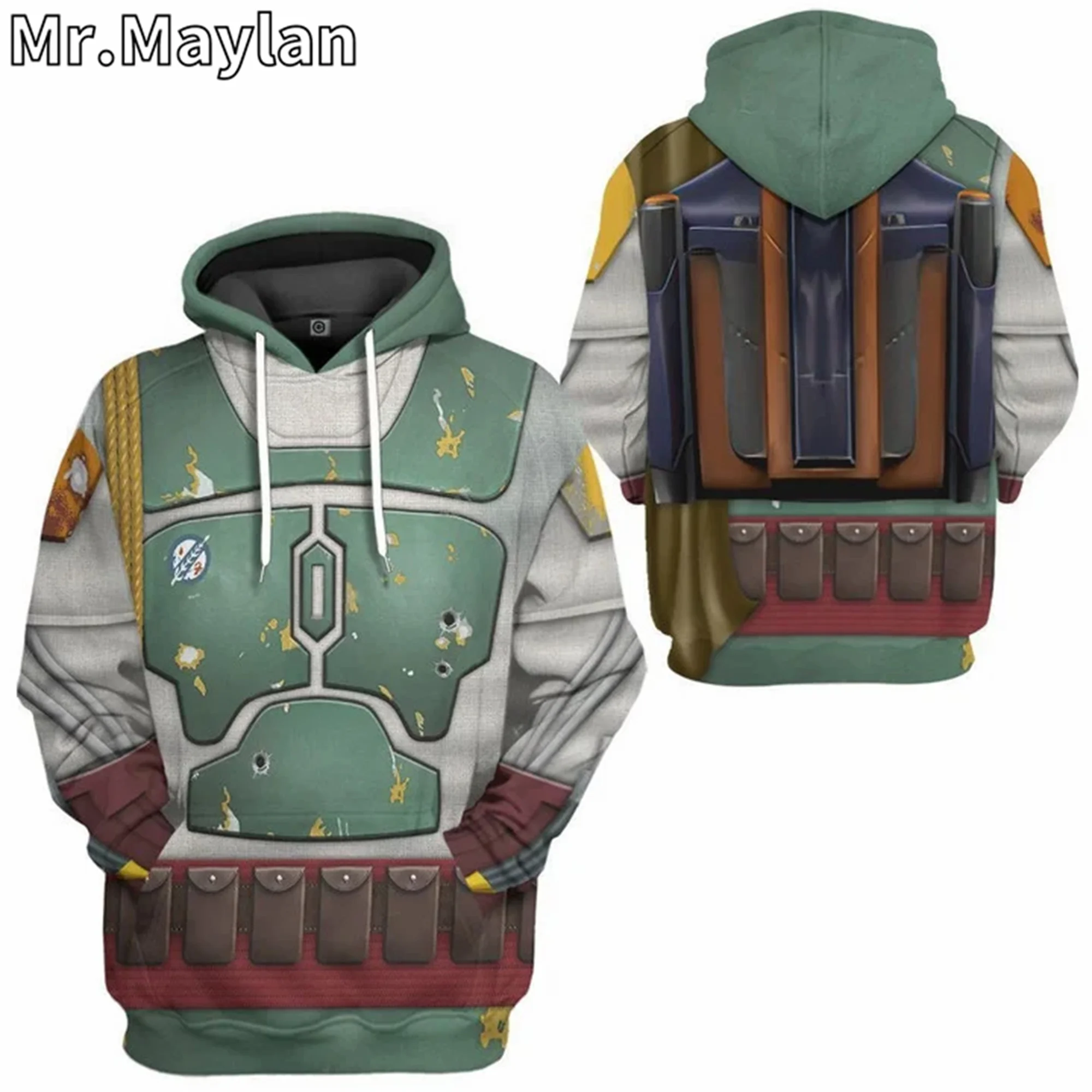 Cosplay 3D Full Printed Boba Fett  Jacket Men/women Hoodie Unisex Casual Boys Streetwear Sweatshirt Pullover Sudadera Hombre