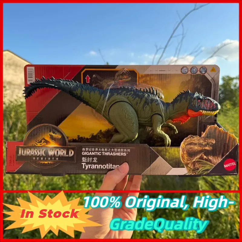

В наличии: Коллекционная фигурка Mattel Jurassic World 4: Возрождение - Тираннотитан (модель из фильма), детская игрушка JCL75, подарок для мальчиков
