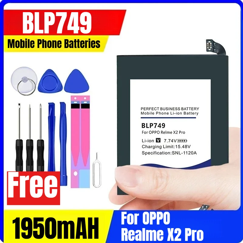 BLP749 7.74V 1950mAH بطاريات الهاتف المحمول لـ OPPO Realme X2 Pro