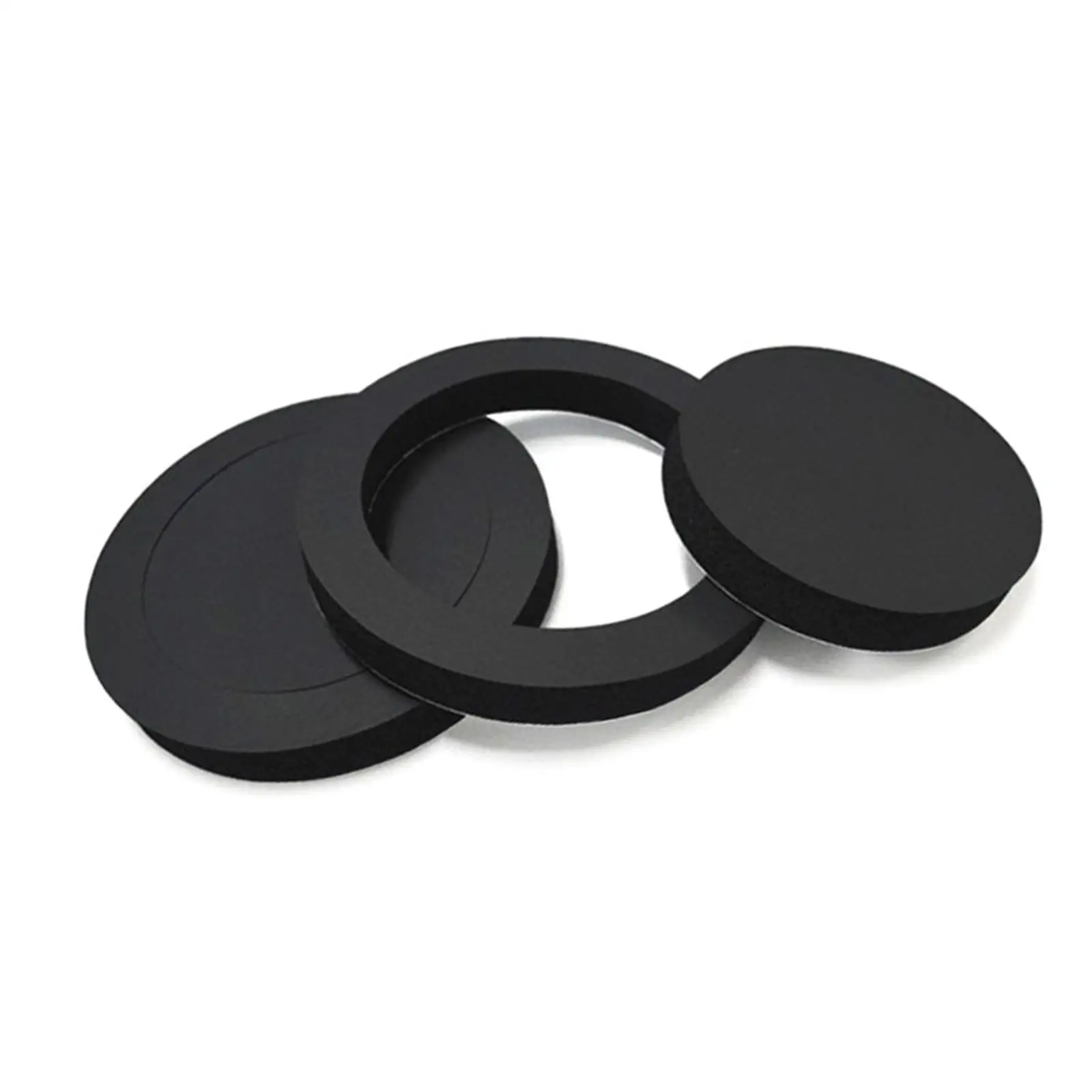 

6.5 Inch Foam Speaker Enhancer Durable Bass Blocker Pad Surround Kit for Automotive Car Door Midrange Speakers