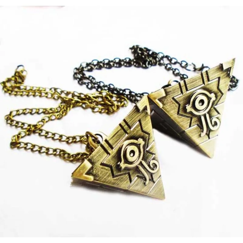 Yugi Mutou Popular Game Anime Necklace Millennium Building Block Metal Keychain Spot Various Styles Good Pendant Fashion Jewelry