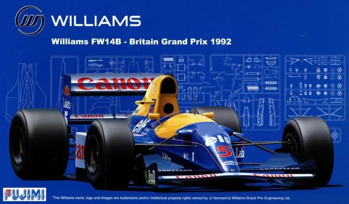 

Fujimi 1:20 F1 FW14B England GP Williams 92' 09052 Limited Edition Static Assembly Model Kit Toys Gift