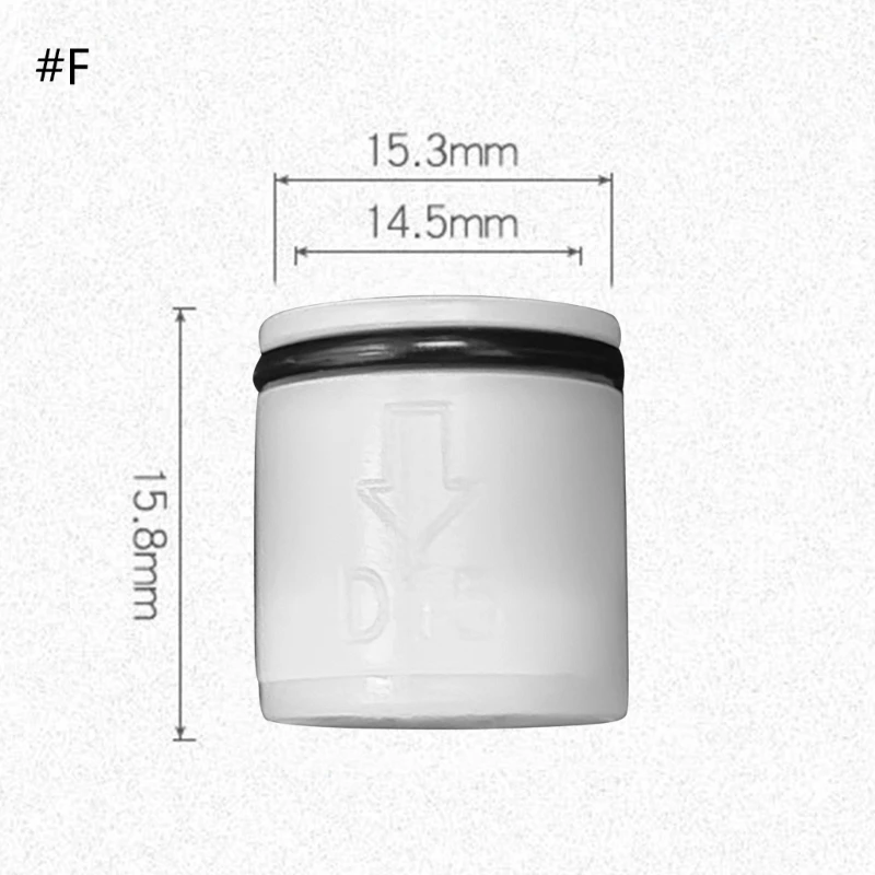 샤워 배관 부품 Drosphip에 대 한 20pcs 내구성 플라스틱 체크 밸브 비 반환 밸브