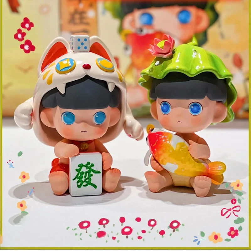 DODO NAMI Floating Mountains and Seas Series Blind Box Cute Action Anime Figure Model Toys Collection Dolls Decor Surprise Gifts