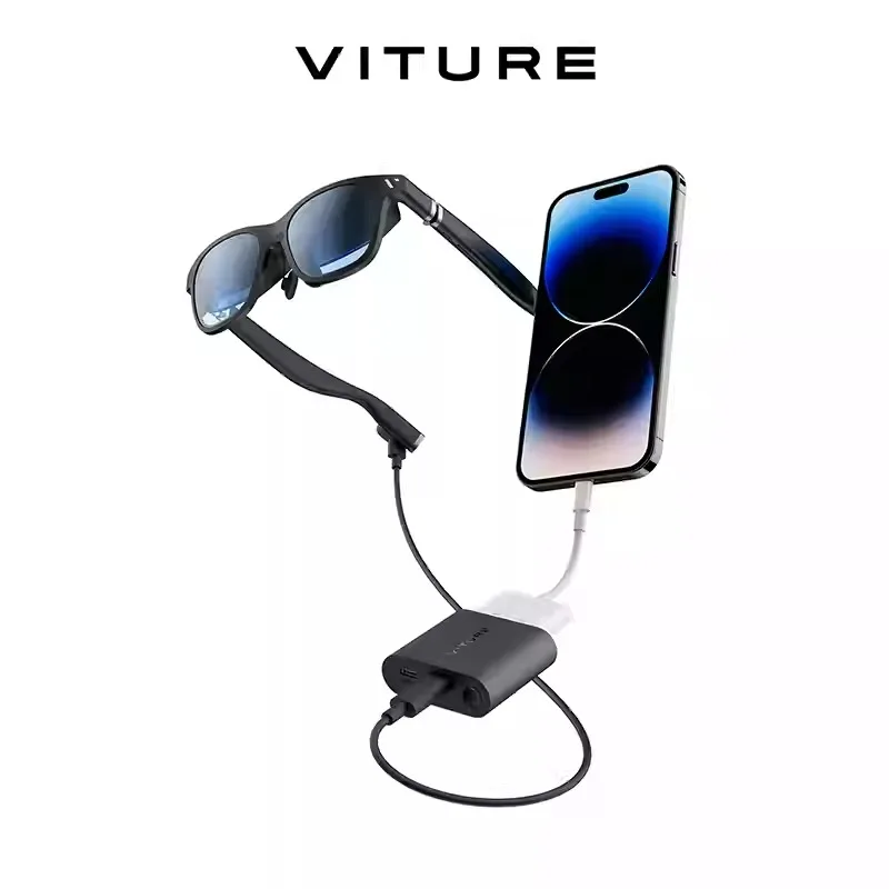 VITURE HDMI XR Adapter Spatial Video Playback Supports Watching 360°/180° VR Video Directly Connected to PS5 Xbox