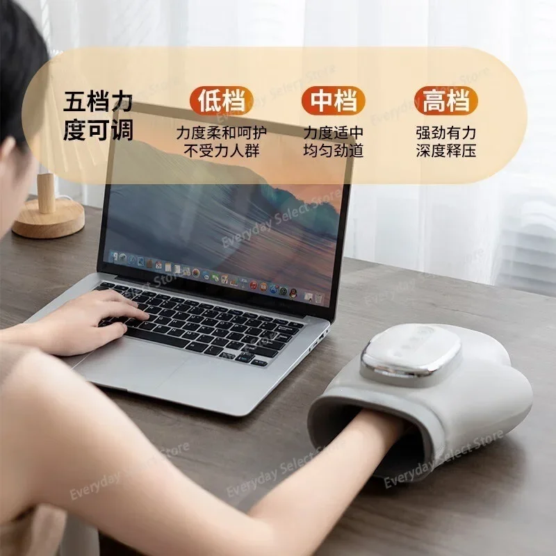 Hand massager, finger massager, beauty hand device, finger, palm, wrist joint heating, air pressure and finger massage