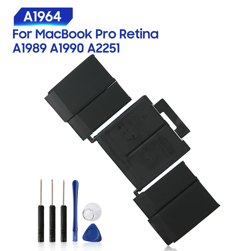 Original Replacement Battery For MacBook Pro Retina A1990 A2251 A1989 A1964 Genuine New Battery 58.0Wh