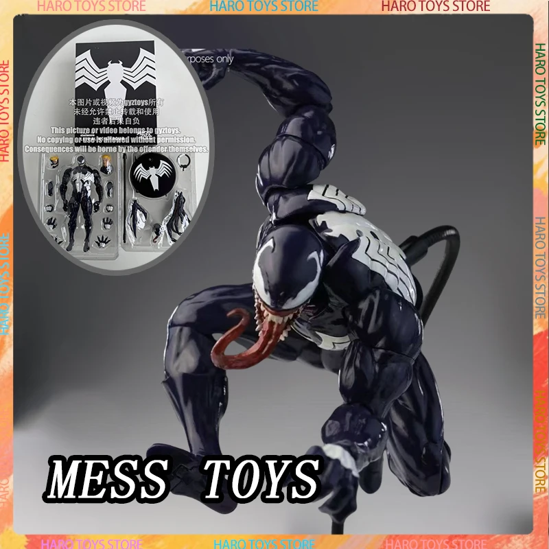 

[Ready To Ship] Mess Toys Lethal Neighbor Venom Anime Action Figure Black Spider Man Spider-Man Action Figure Gifts Toys