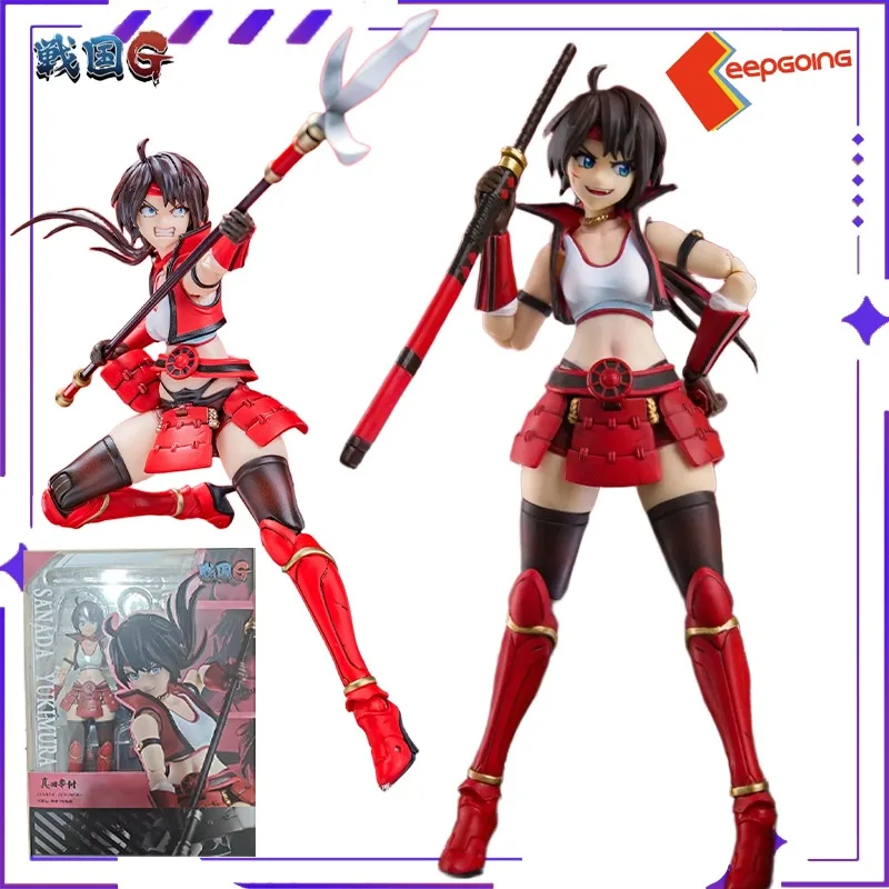 KEEPGOING Original "Warring States G" Series 1:12 Super Movable Doll "Sanada Yukimura" Handmade Model Toy Boy Gift in Stock