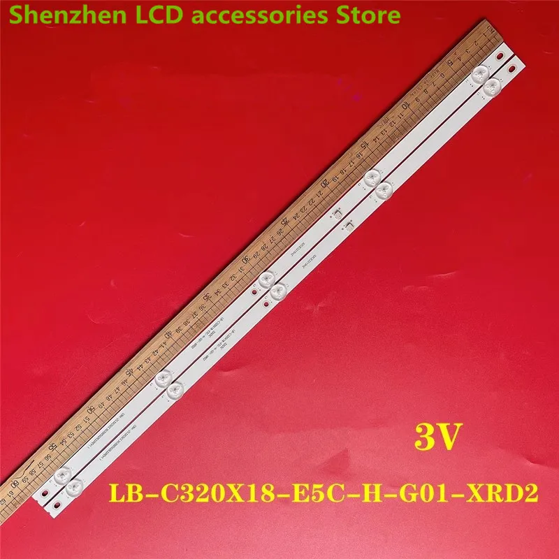 ل 32G8 32G5C LB-C320X18-E5C-H-G01-XRD2 5LED 3 فولت 100% جديد LED الخلفية قطاع