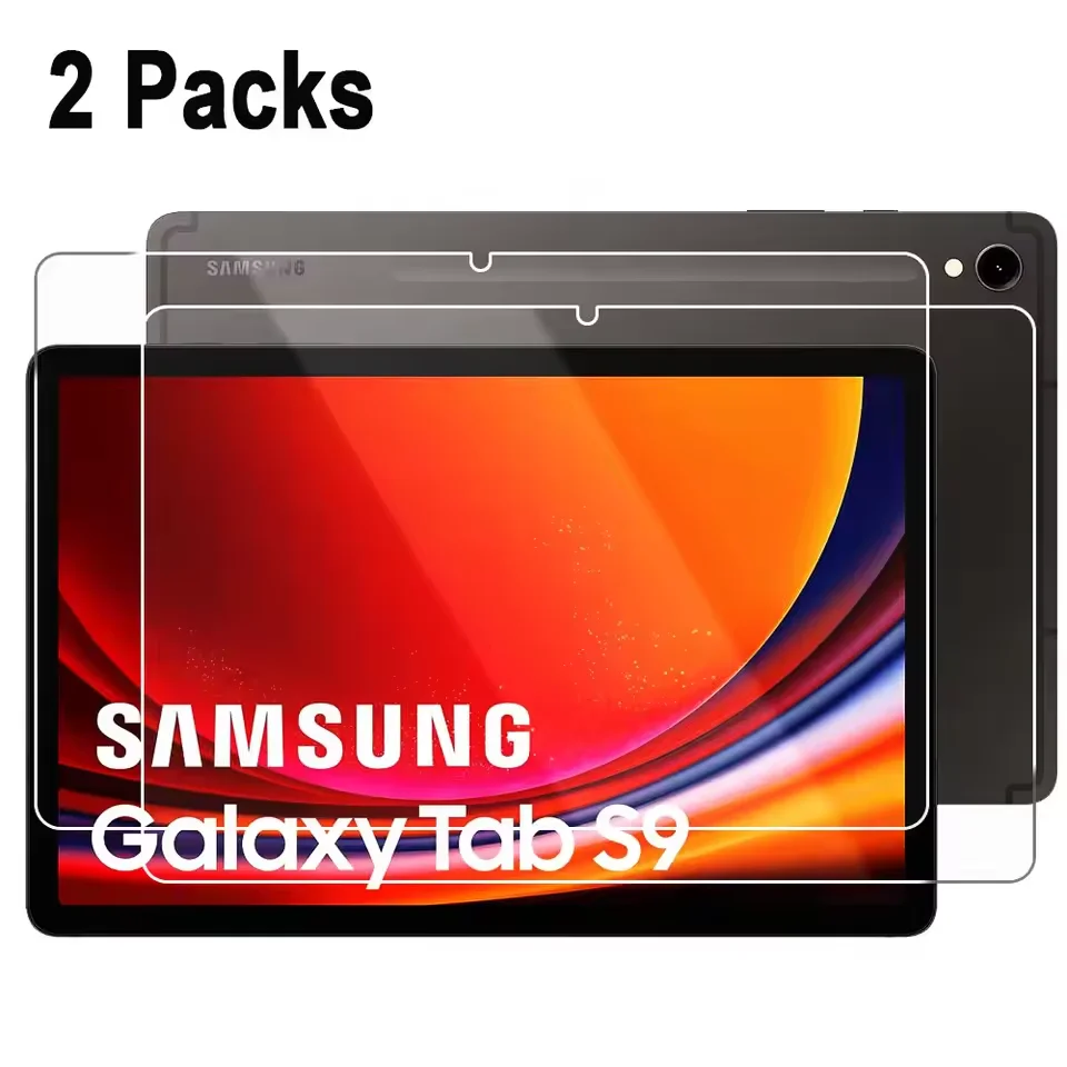 2PCS 9H Tempered Glass Tablet Screen Protector For Samsung Galaxy Tab S9 11 Inch 2023 SM-X710 Anti-Scratch HD Protective Film
