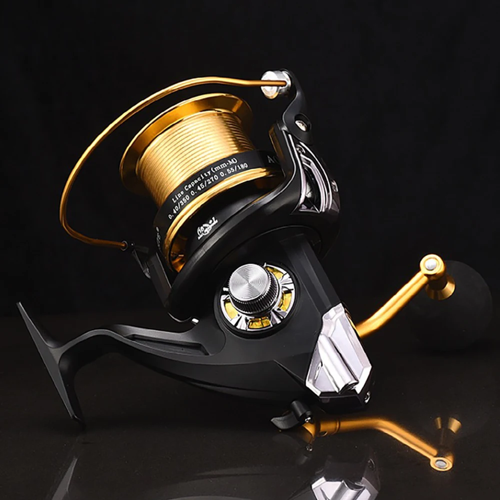 8000 9000 10000 Long Cast Reel Spinning Wheels Saltwater 15KG Drag Fishing Reels Ultralight Surf Reel Best Reel for Catfish