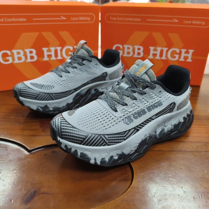 

Summer Outdoor Sports Shoes For Men Thick Bottom Trail Running Shoes Mens Comfortable Sneaker Men Jogging Shoe