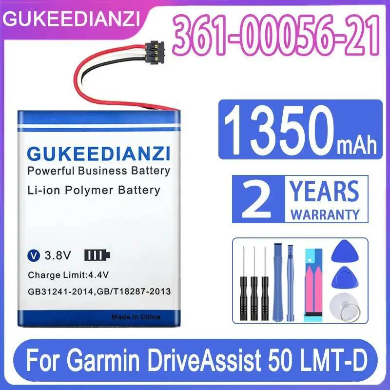 

Lightweight Car Navigation Device Battery 361-00056-21 For Garmin Driveassist 50 Lmt-D Driveluxe Lmthd 1350Mah