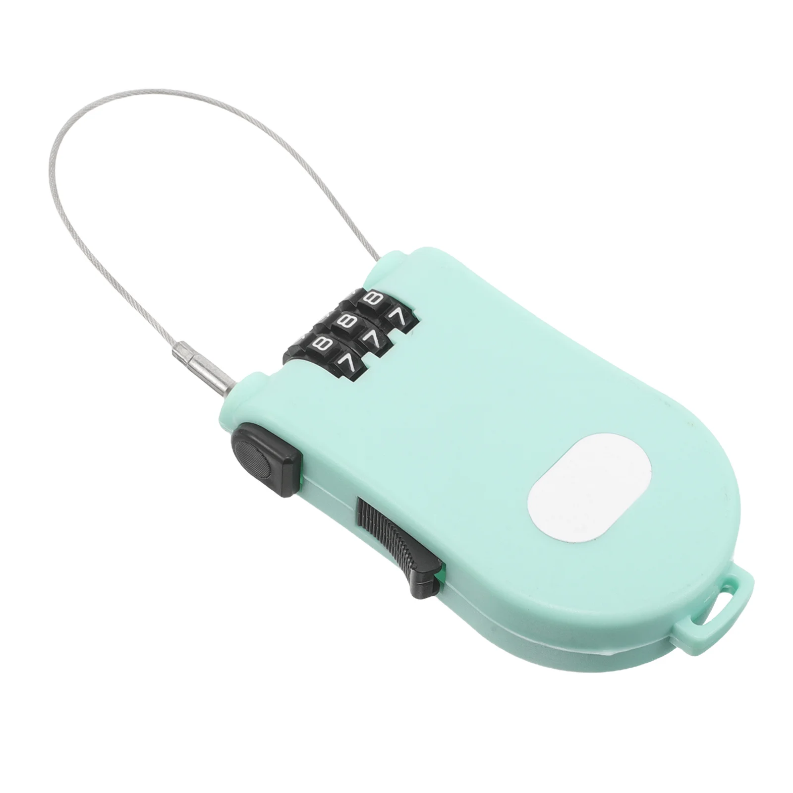 

3 Digits Combination Cable Lock Retractable Steel Wire Rope Padlock for Bike Luggage Suitcase Travel Security Lock